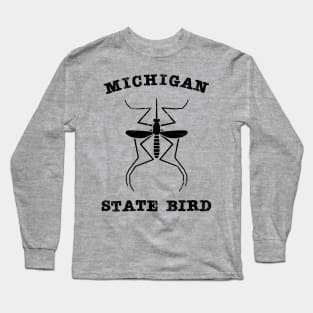 Michigan Mosquito State Bird Long Sleeve T-Shirt